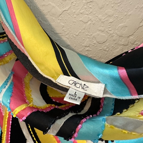 Cache Colorful Swirl Tank Top - Picture 3 of 4